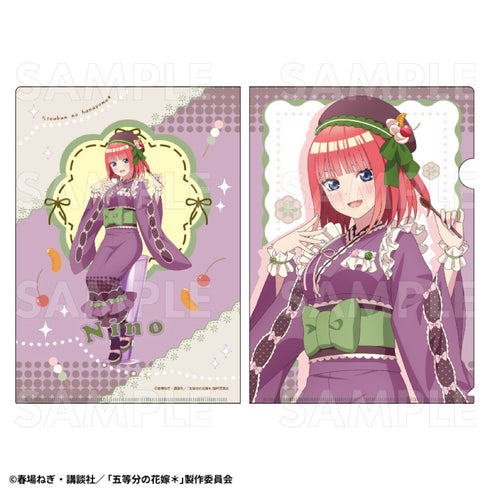 『五等分の花嫁*』和パフェドレスVer. クリアファイル 中野二乃